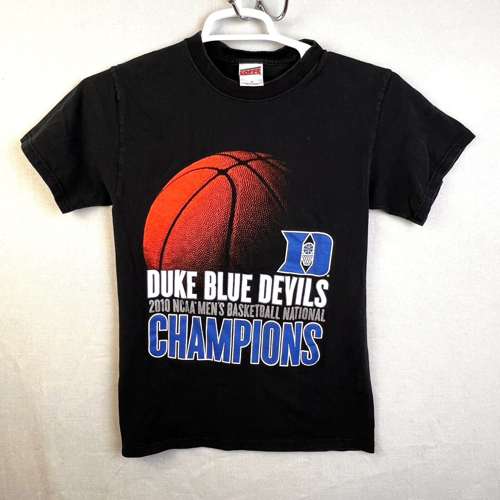 Duke Blue Devils 2010 Ncaa Champions Tee Shirt Mens Small Basketball Black Acc